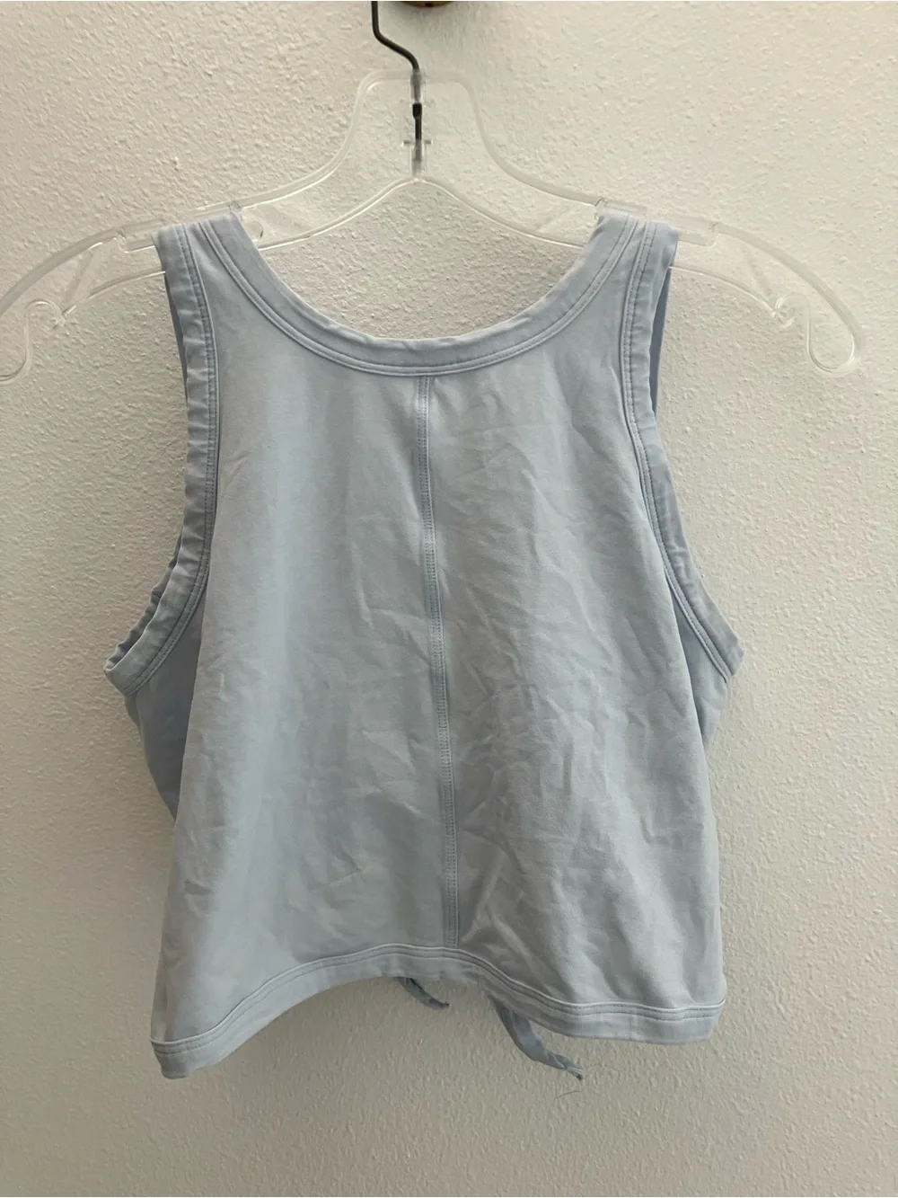 lululemon athletica Light Blue Cropped Tank
